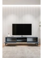 Ceylin Modern 2 Kapaklı Raflı Sehpa Lüx Tv Ünitesi-Antrasit