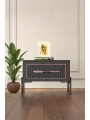 Platin Tek Çekmeceli Komodin