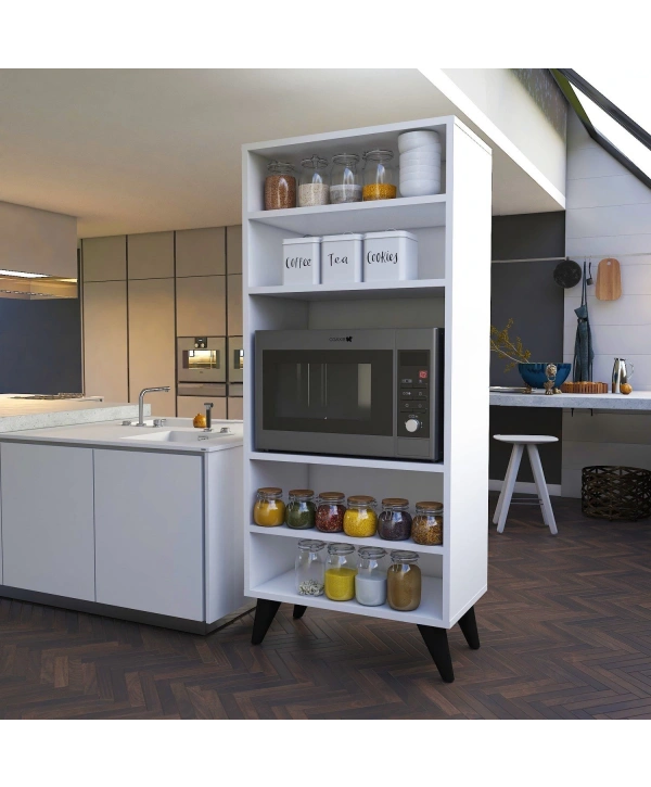 Kale 4 Kapaklı Çok Amaçlı Dolap-Beyaz