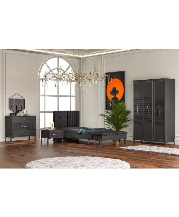 Platin 3 Çekmeceli Şifonyer-Aynasız