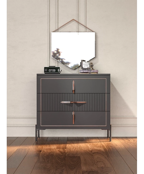 Platin 3 Çekmeceli Şifonyer-Aynasız