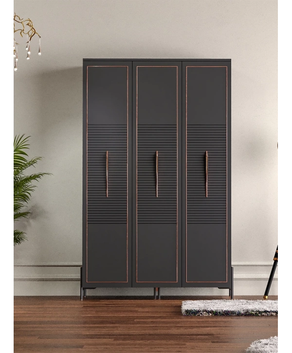 Platin 3 Kapaklı Country Gardırop