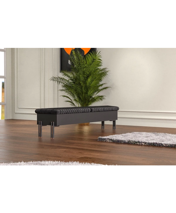 Platin Metal Ayaklı Bench