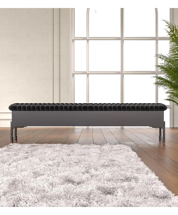 Platin Metal Ayaklı Bench