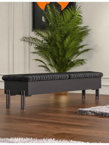 Platin Metal Ayaklı Bench