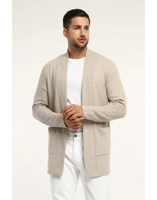 Erkek Cep Detay Hırka