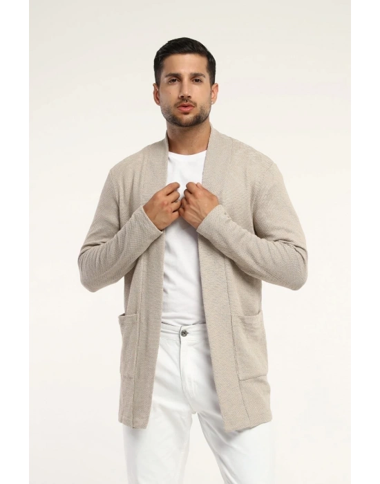 Erkek Cep Detay Hırka