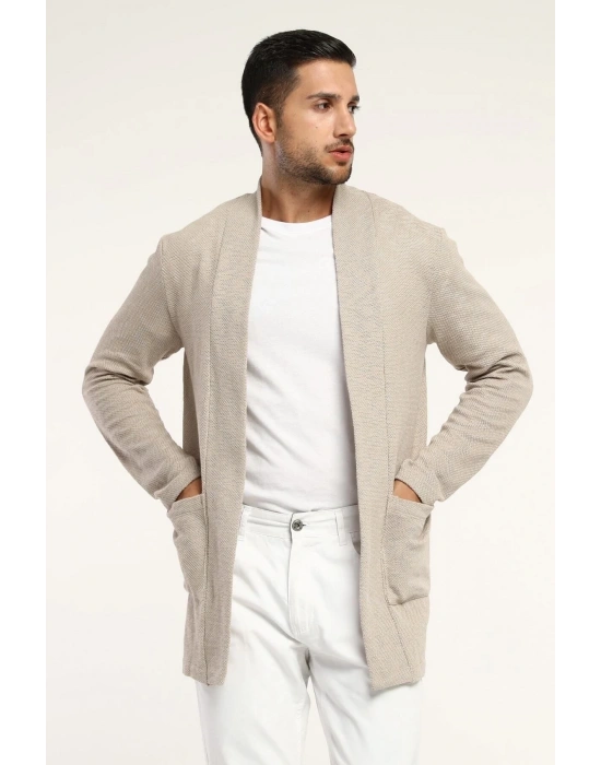 Erkek Cep Detay Hırka