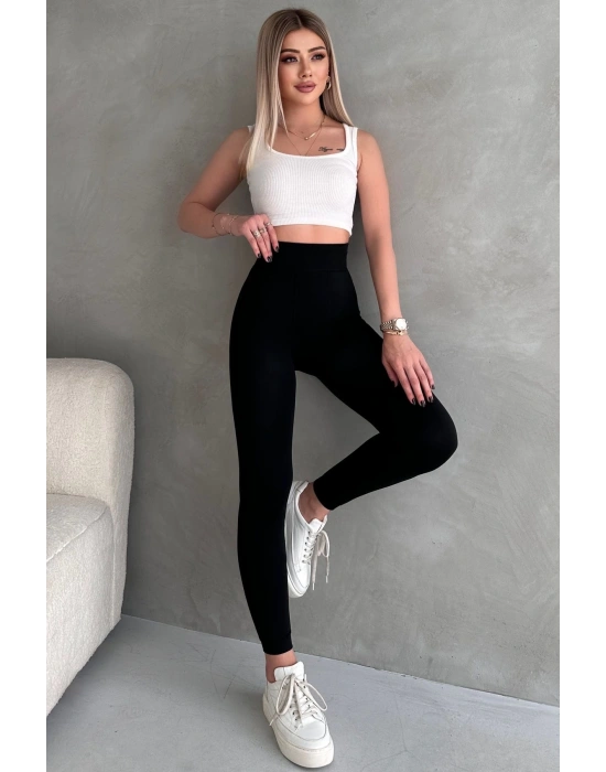 Siyah Kürk Peluşlu Kışlık Termal Sıcacık Tutan Kadın Peluş Tayt