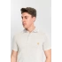 Erkek Bej %100 Pamuk Serin Tutan Fit Polo Yaka T-shirt