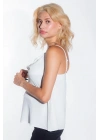 Degaje Yaka Askısı Ayarlanabilir Kadın Yazlık Bluz