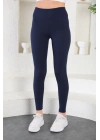 Kadın Lacivert Yüksek Bel Toparlayıcı Ve Sıkılaştırıcı Tayt Yüksek Kalite Spor Ve Günlük Kullanım