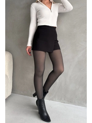 Ten Rengi Kürklü Peluşlu Kışlık Termal Sıcacık Tutan Kadın Peluş Külotlu Çorap