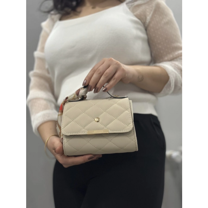 Bej cilt zoje çanta