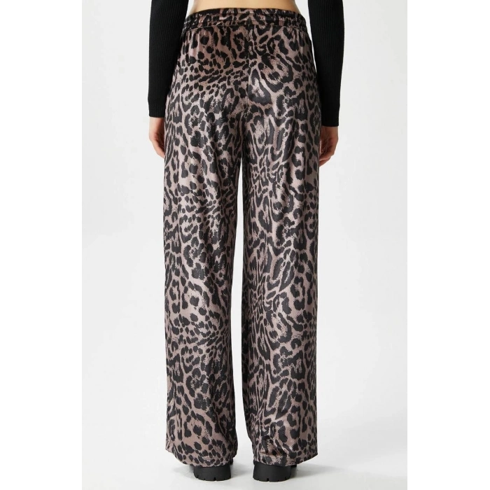 Leopar desen pantolon