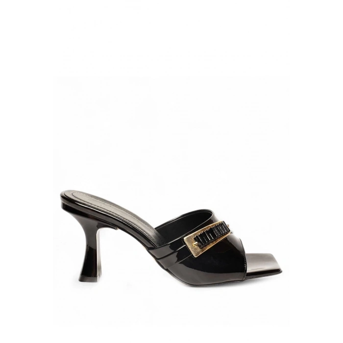 Sief Siyah Rugan Topuklu Terlik