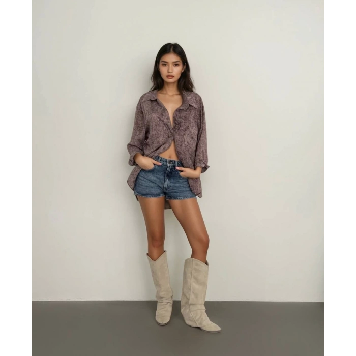 desenli gömlek s7331