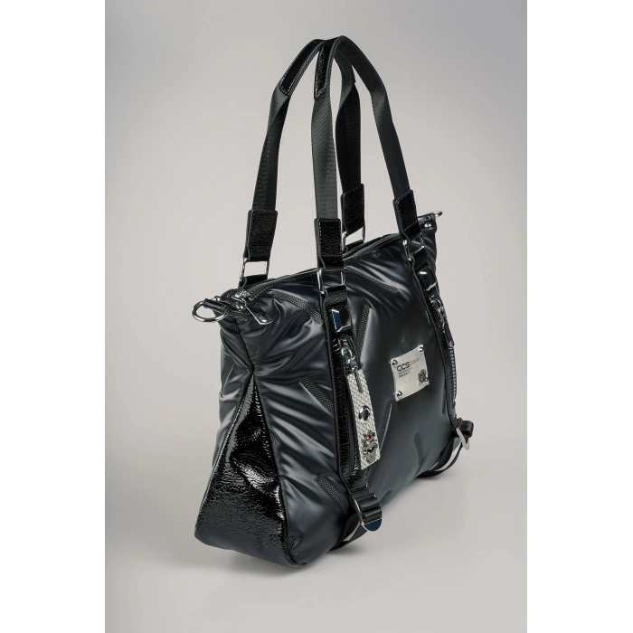 Tiven Siyah Cilt Omuz Ve Kol Çantası