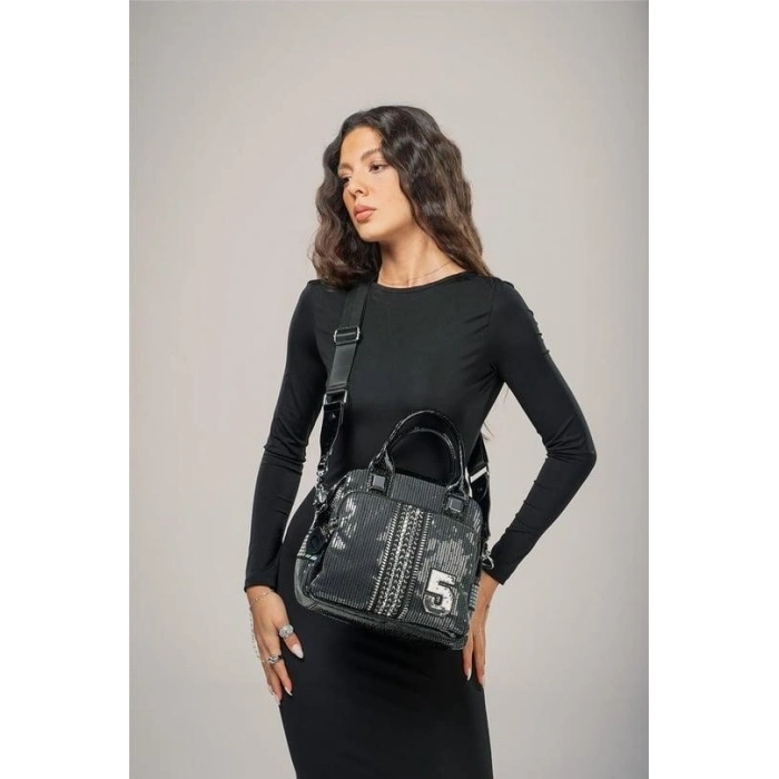 Tuka Siyah Cilt Kol Ve Omuz Çantası