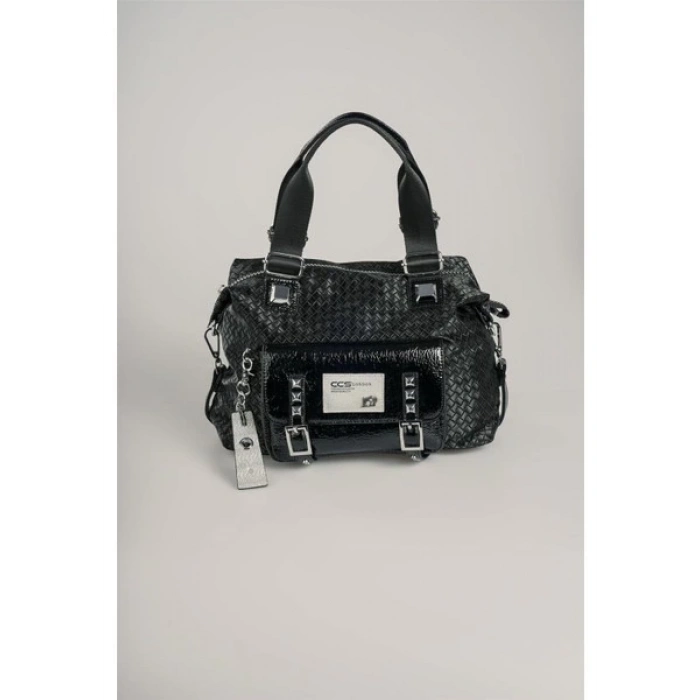 Wawin Siyah Cilt Omuz Çantası