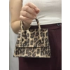 luxe leopar cilt çanta