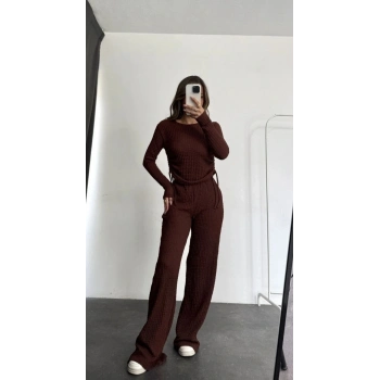 Bubble alt üst takım kahve pt510446