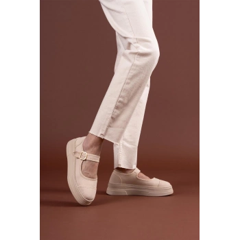 Lunni Bej Keten Spor Ayakkabı