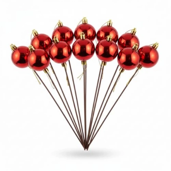 12 Li Dal Stick Kırmızı Top 50 Adet