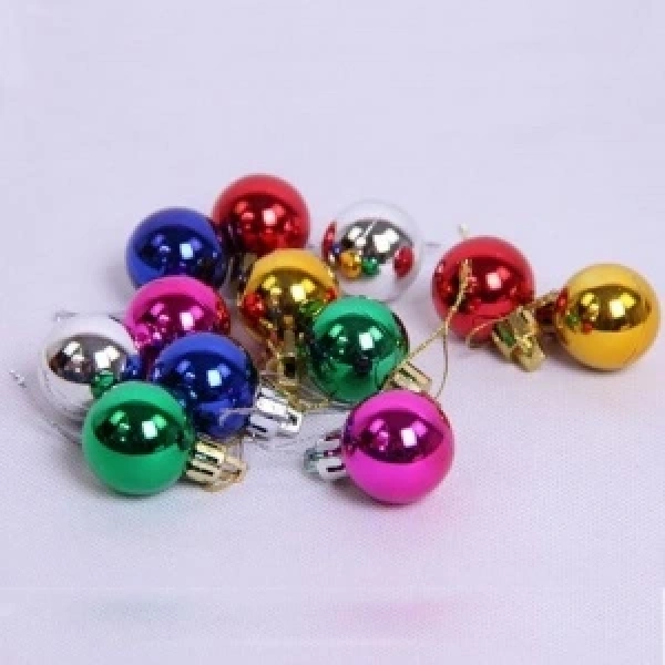 12 li Renkli Karışık Cici Top 3 cm