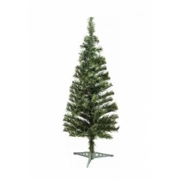 120 Cm Plastik Ayak Yılbaşı Ağacı (130 Dal)