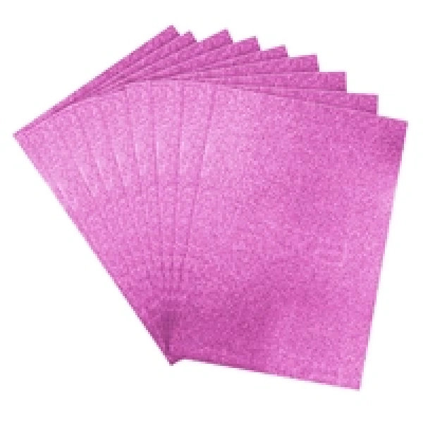 50x70 Eva Tabaka 10lu -Simli Pembe-