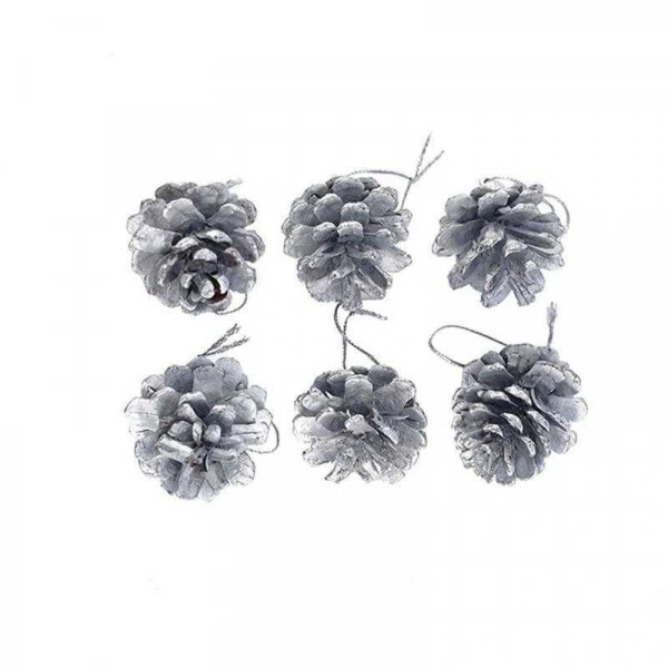 6 Lı Kozalak Gümüş