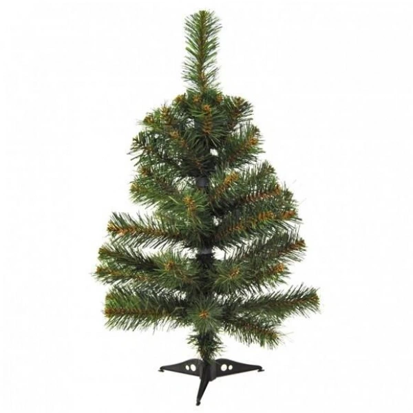 60 Cm Plastik Ayak Yılbaşı Ağacı (60 Dal)