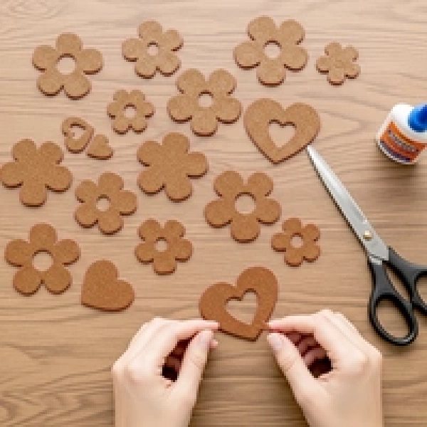 A4 Eva Tabaka 10lu -Simli Kahve-