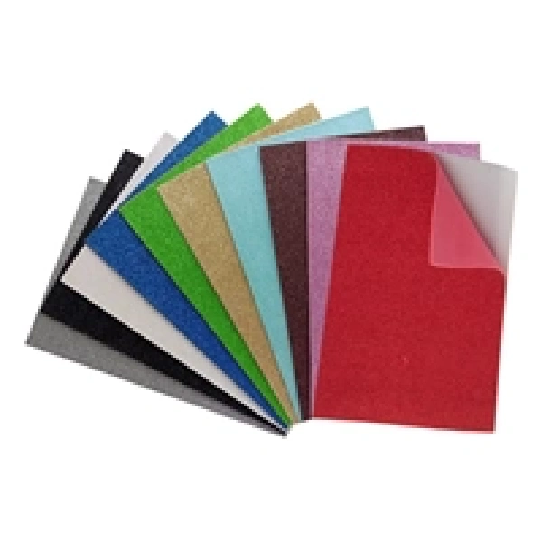 A4 Eva Tabaka 10lu -Simli Yapışkanlı Karışık-