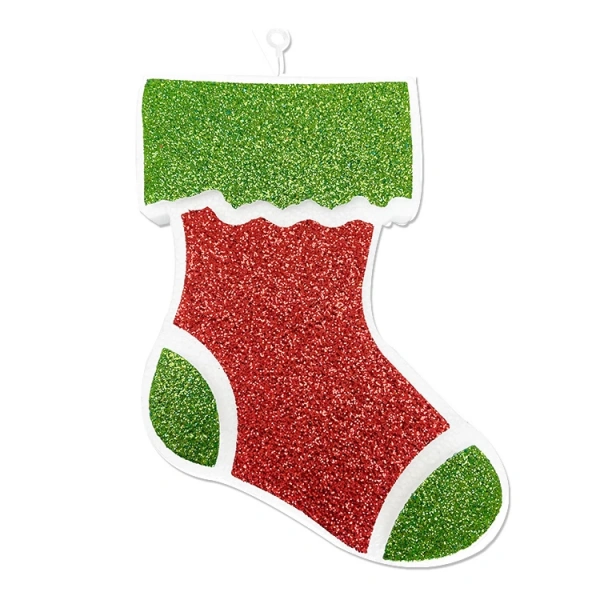 Çorap Şekilli Strafor Süs 20x25cm