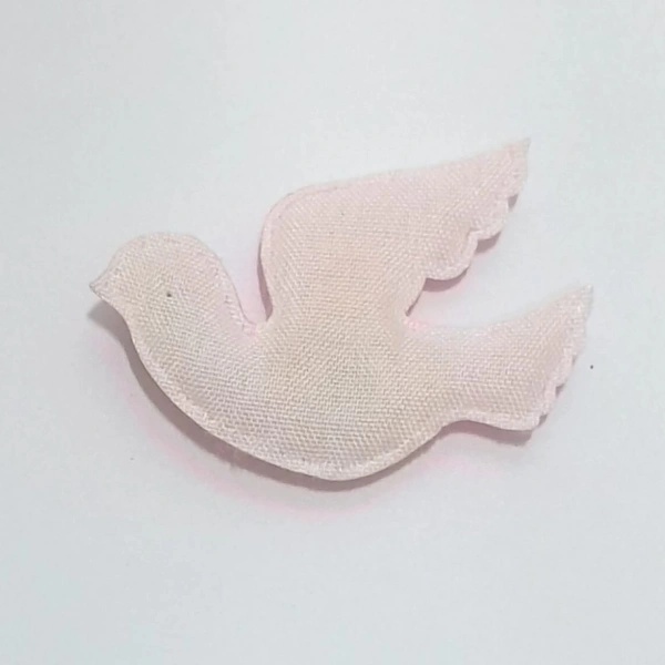 Güvercin Pembe Süsleme Kumaş Sticker 100 Adet