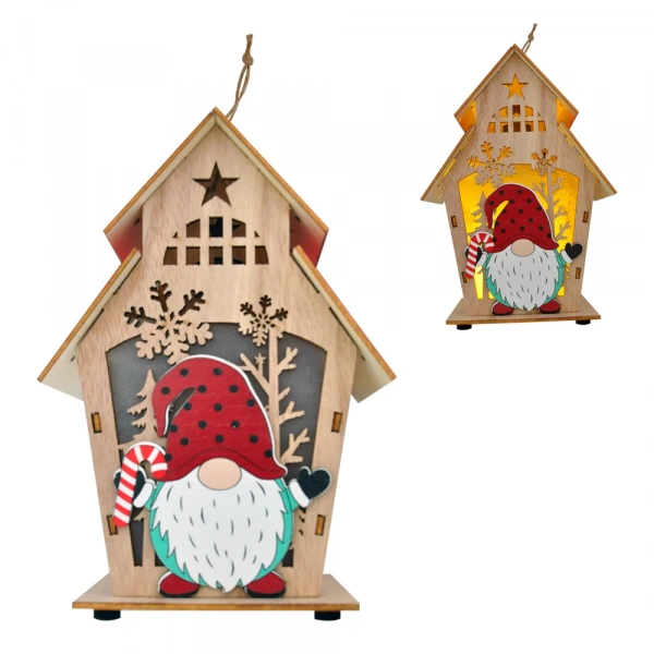 Işıklı Noel Baba Evi