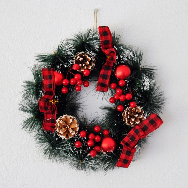 Lüks Kapı Çelenk 30cm