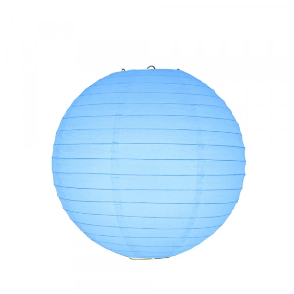 Mavi Kağıt Fener 20 cm