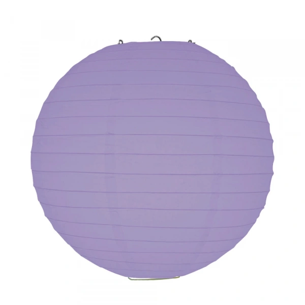 Mor Kağıt Fener 30 cm