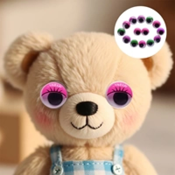 Oynar Göz 15mm Büyük Boy Renkli 72li