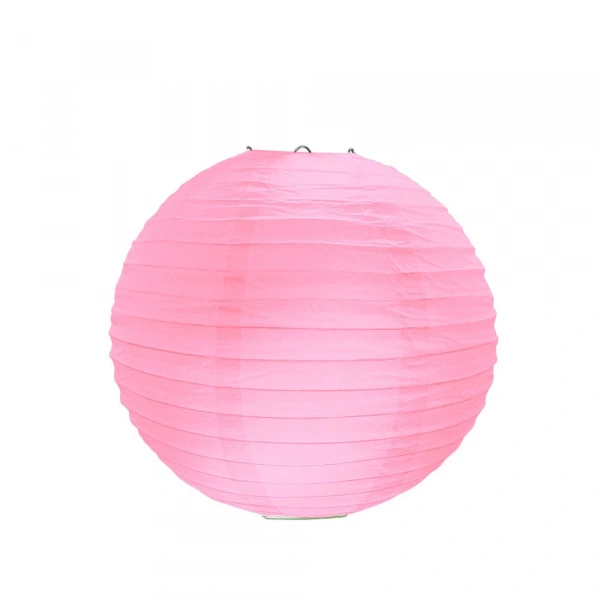 Pembe Kağıt Fener 20 cm