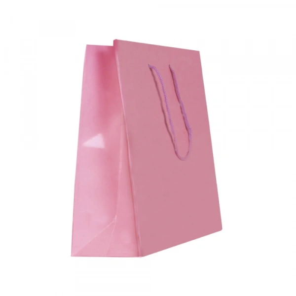 Pembe Karton Çanta 20x25