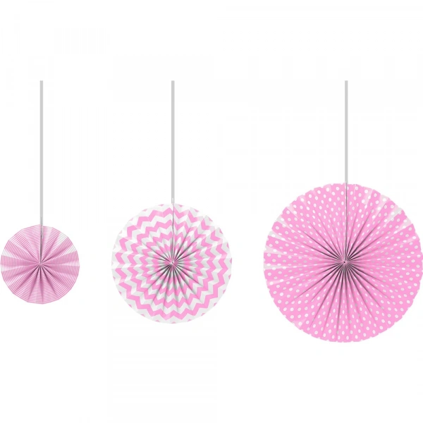 Pembe Yelpaze Süs Seti