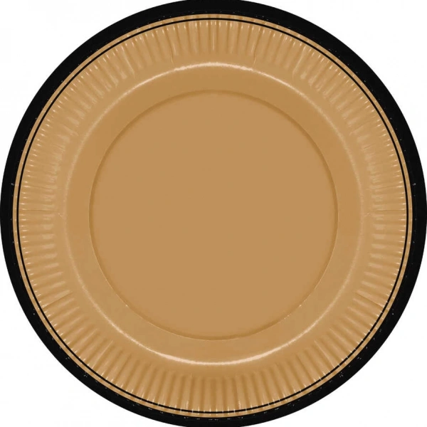 Retro Serisi Mum Işığı Karton Tabak