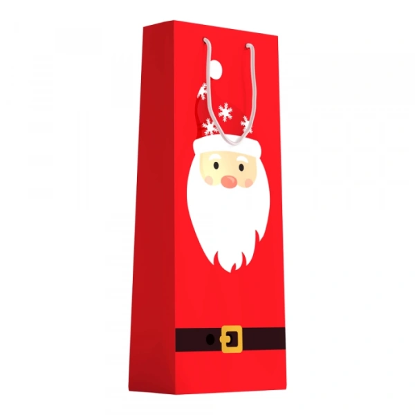 Santa Claus Karton Çanta 12x35