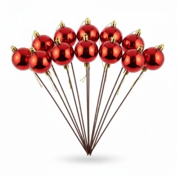 12 Li Dal Stick Kırmızı Top 50 Adet