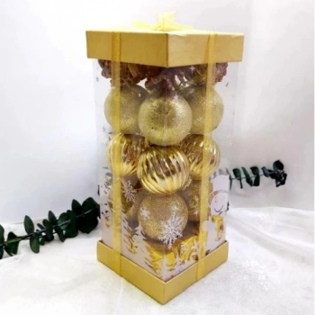 20Li Gold Karışık Kutu Süs