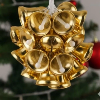 2,5 Cm 12 Li Gold Plastik Çan